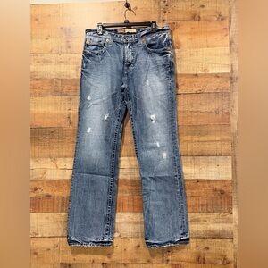Big Star by Buckle Pioneer Denim Blue Jeans Size 33/34